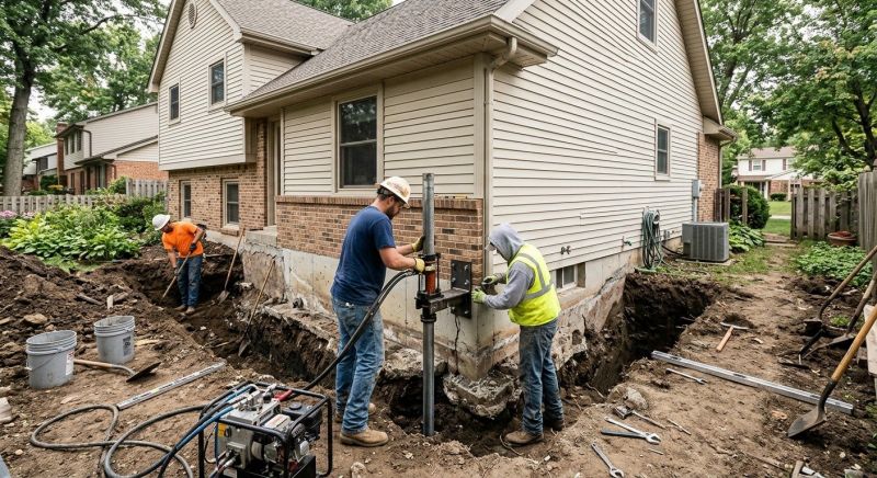 Home Foundation Repair in Grand Blanc, MI
