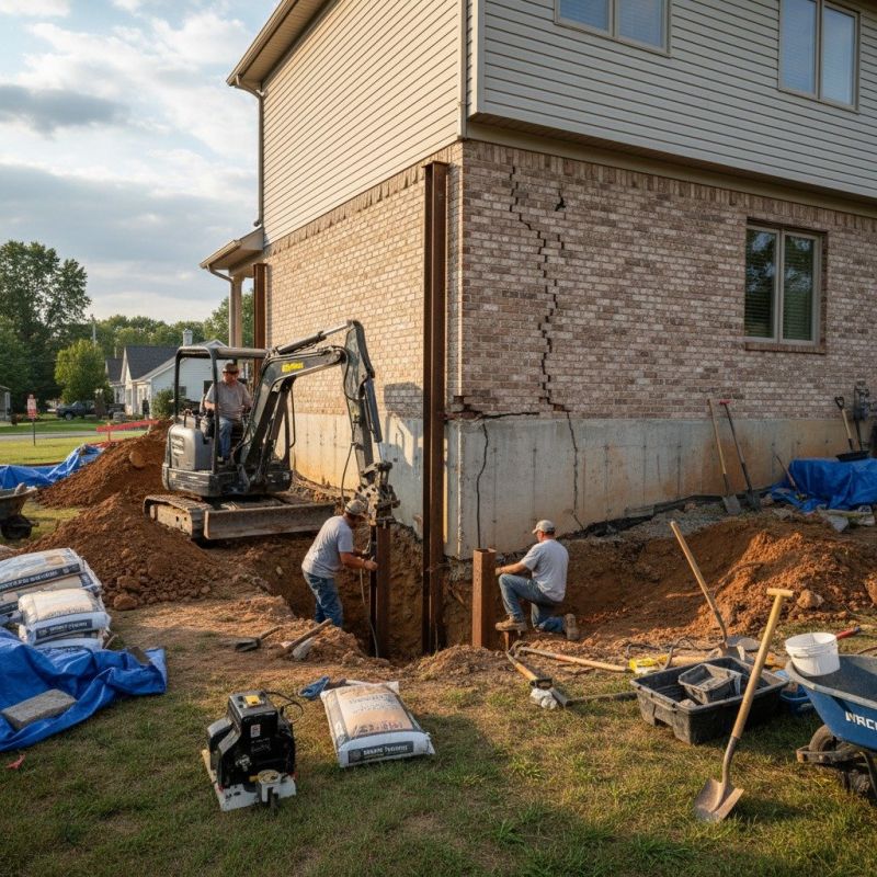 Home Foundation Repair in Lake Orion, MI