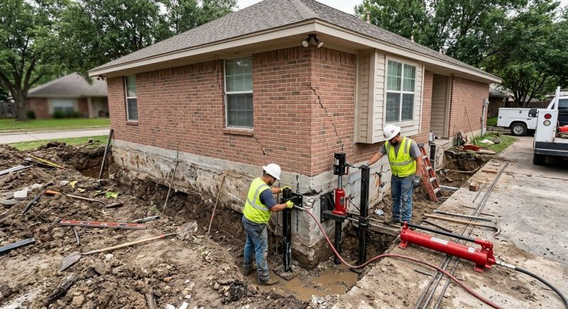 House Foundation Repair in Farmington, MI