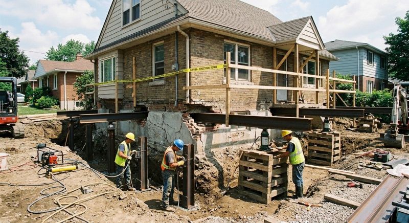 House Foundation Repair in Lake Orion, MI