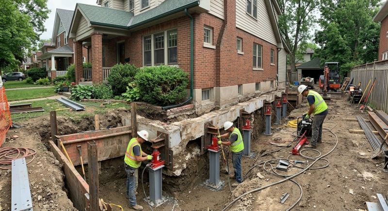 House Underpinning in Milford, MI