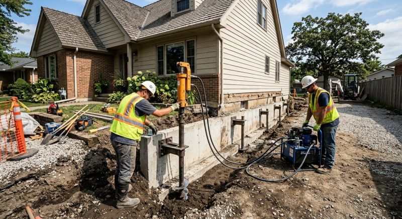 House Underpinning in Milford, MI