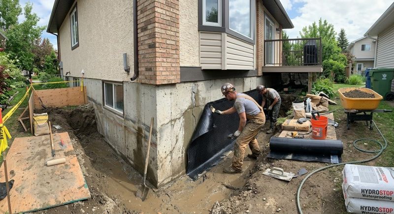 Leaking Foundation Repair in Milford, MI