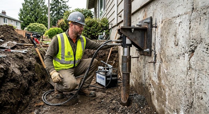 Settling Foundation Service in Howell, MI