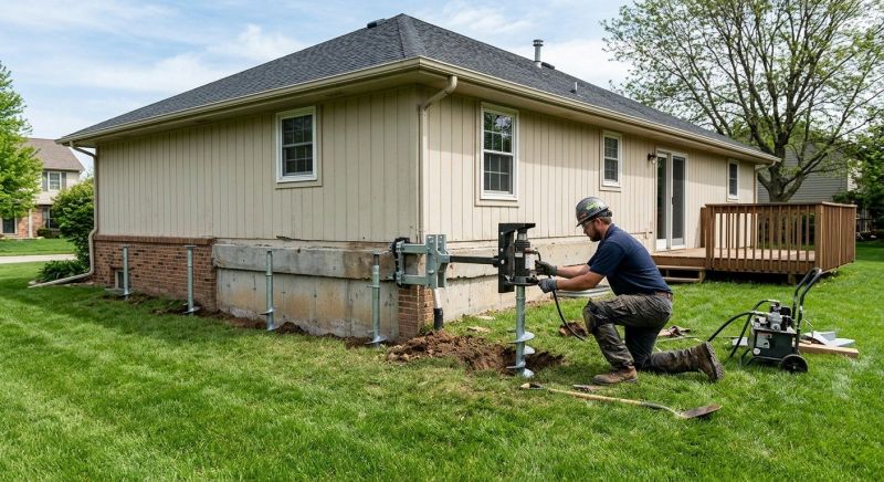 Settling Foundation Service in Lake Orion, MI