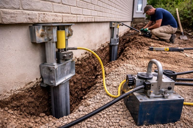 Sinking Foundation Repair in Farmington, MI