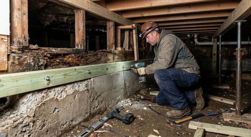 Sinking Foundation Repair in Southfield, MI