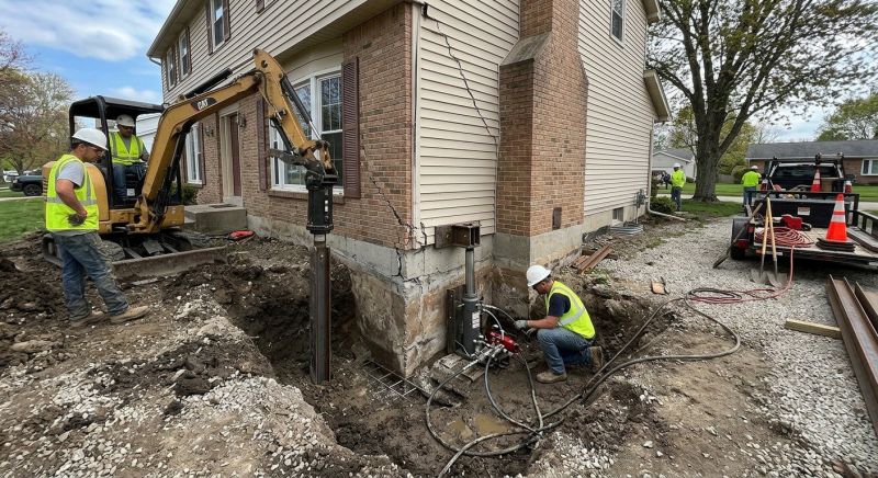 Sinking Foundation Repair in West Bloomfield, MI