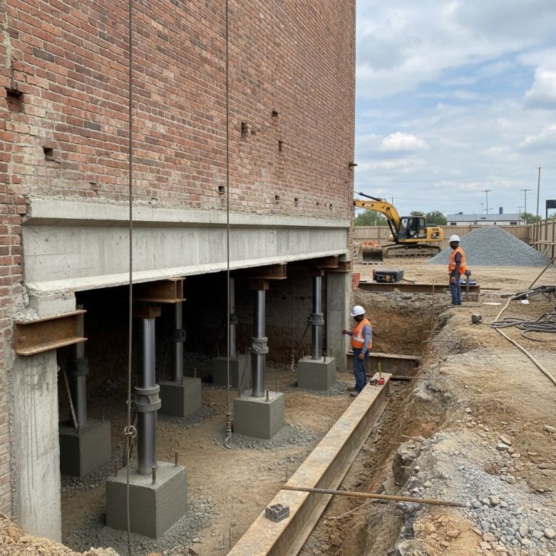 Structural Underpinning in Milford, MI